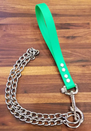 Handlers Choice Chain Slip Lead Green