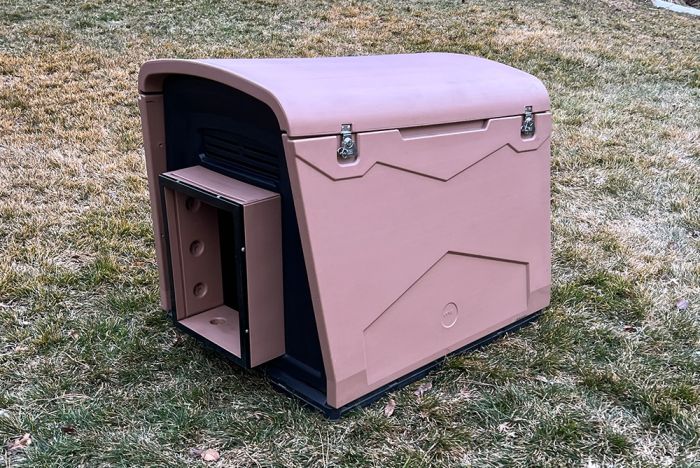K9 Kennel Store K9 Estate Insulated Dog House And Run Combination Insulated Dog House