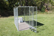 K9 Kennel Store Ultimate K9 Condo PRO Dog Kennel And Cube Dog House 4 x 10