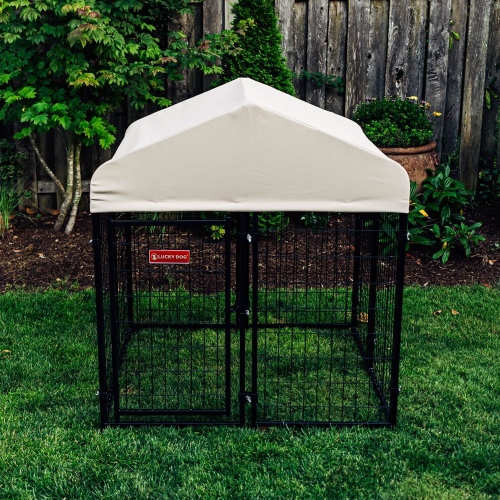 Lucky Dog® Stay Series™ Heavy Duty Wear Resistant Dog Kennel Front