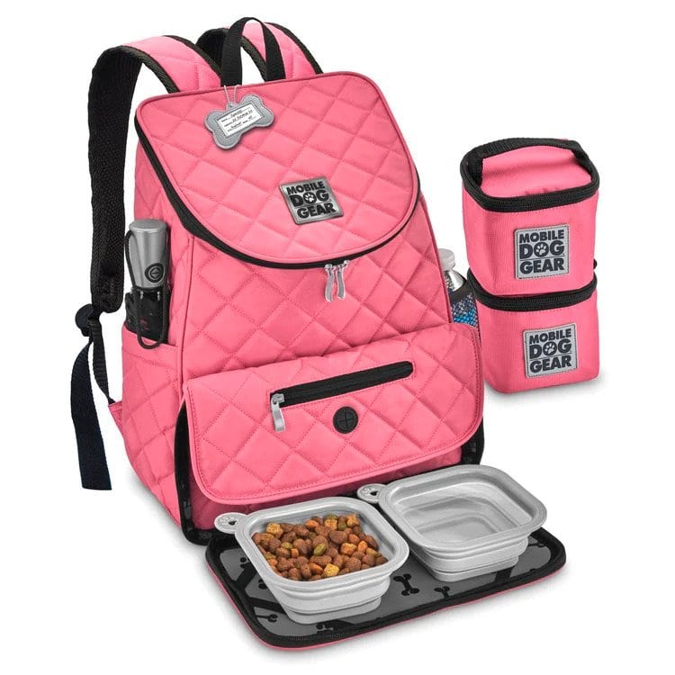Mobile Dog Gear Patented Weekender Backpack Package Pink