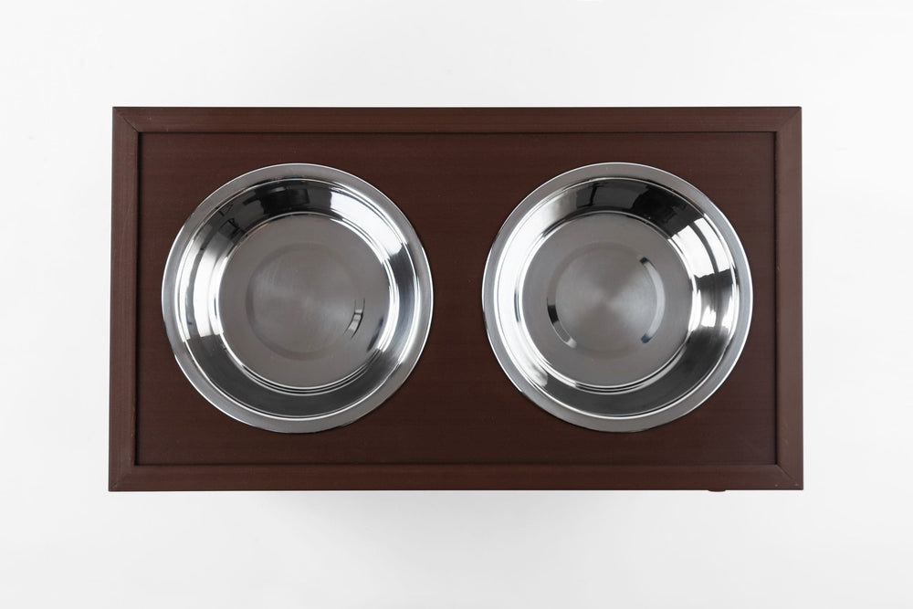 New Age Pet Extra Large Piedmont Pet Diner Russet Top View