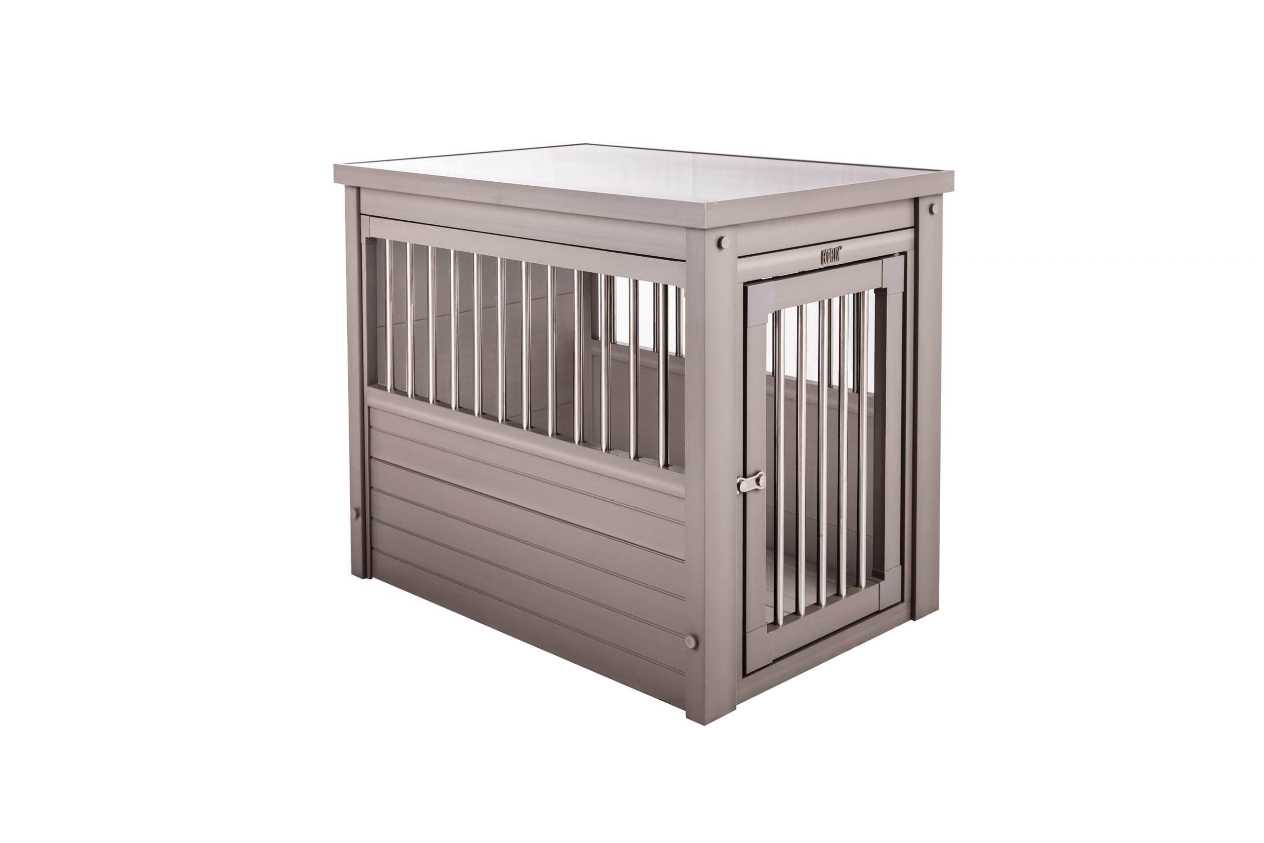 New Age Pet InnPlace Dog Crate with Stainless Steel Spindles Top Side