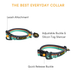 Olly Dog Flagstaff Collar Sky Raven Surf Features