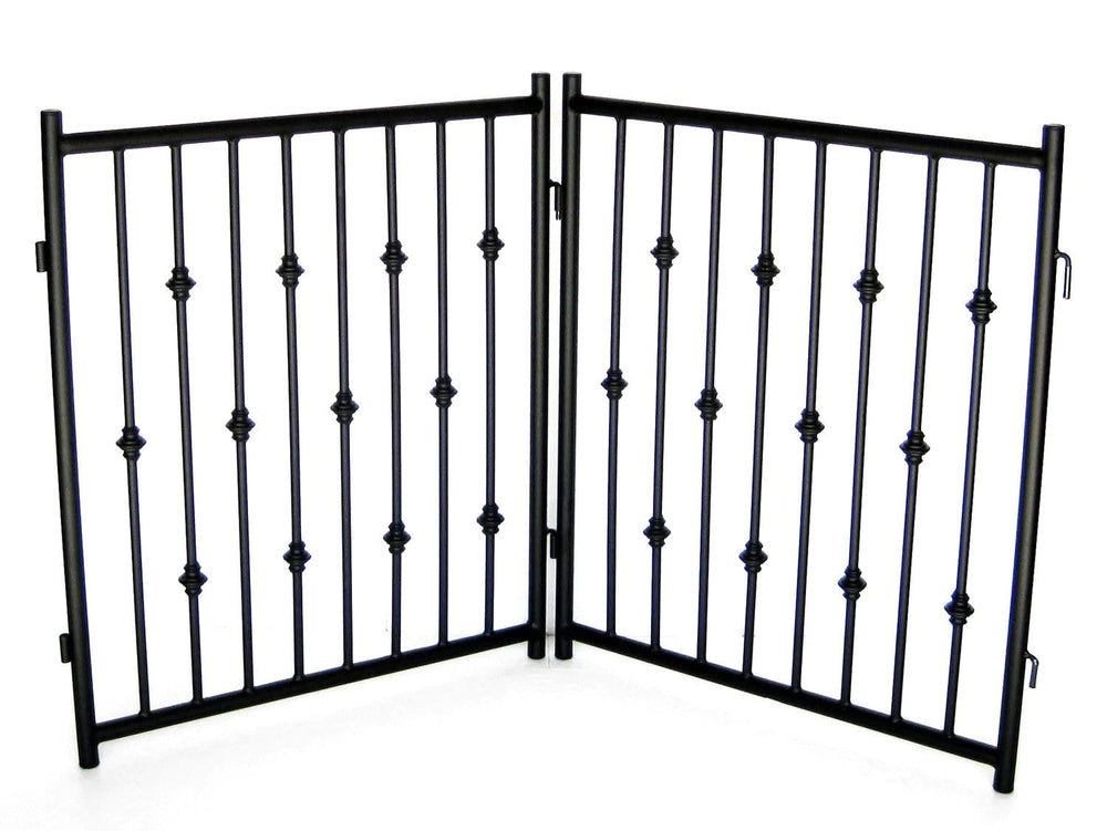 Pets Stop Emperor Rings Freestanding Gate Front View