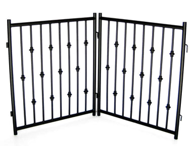 Pets Stop Emperor Rings Freestanding Gate Front View