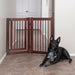 Primetime Petz 360˚ Configurable Dog Gate Extension Kit 30 Inches Walnut With Door Actual 