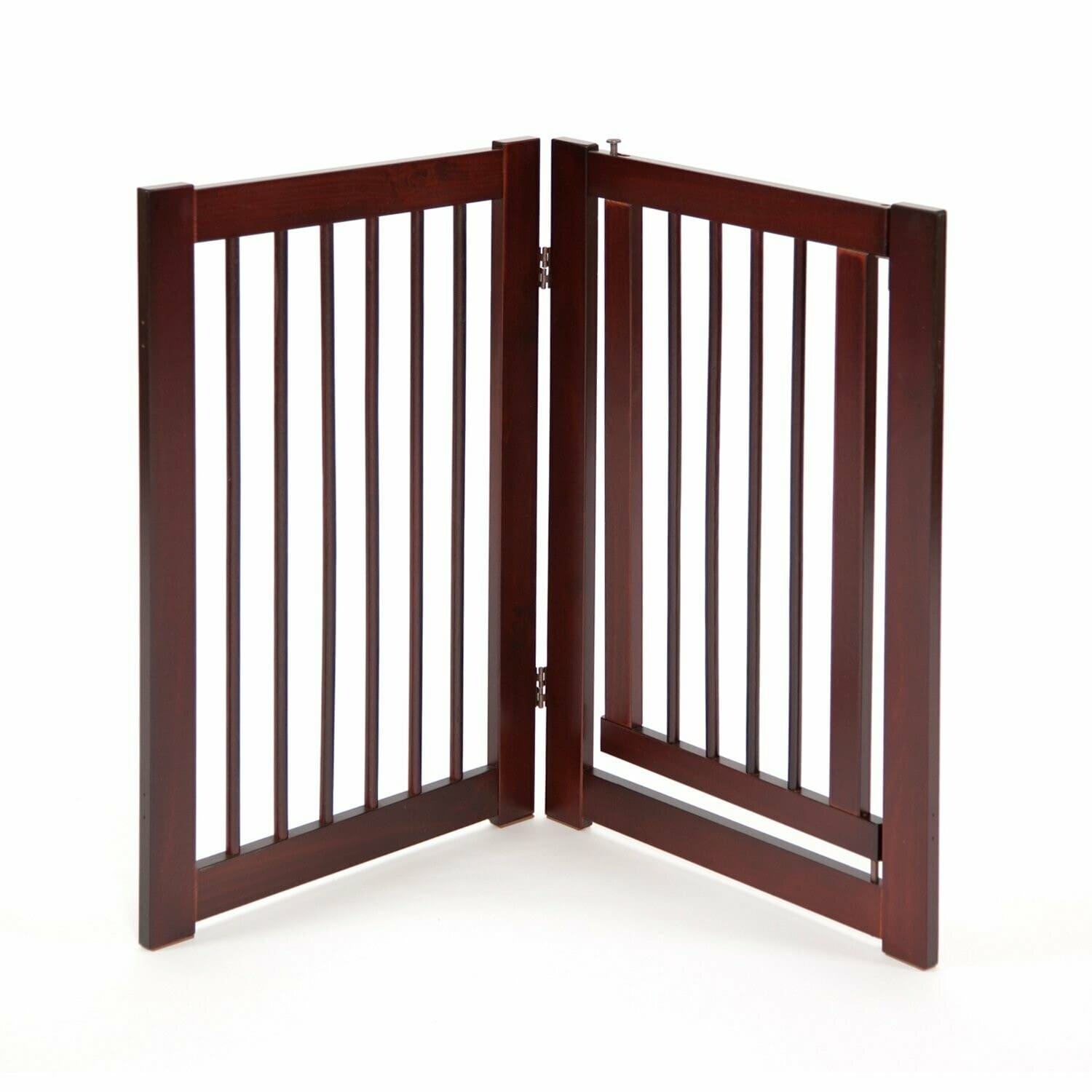 Primetime Petz 360˚ Configurable Dog Gate Extension Kit 30 Inches Walnut With Door 