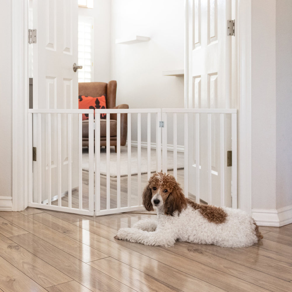 Primetime Petz Perfect Pup Pet Gate White Actual