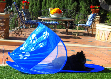 Shady Paws Dog Shade Tents Actual Blue