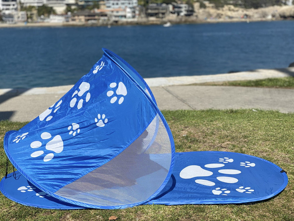 Shady Paws Dog Shade Tents Blue