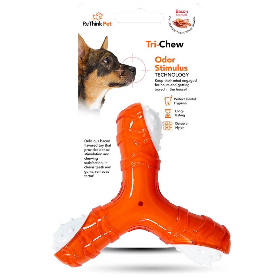 Rethink Pet Bacon Scented Chew Toys